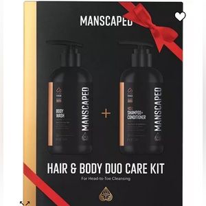 Luxury hair & Body duo care kit Manscaped soft wash, shampoo & conditioner